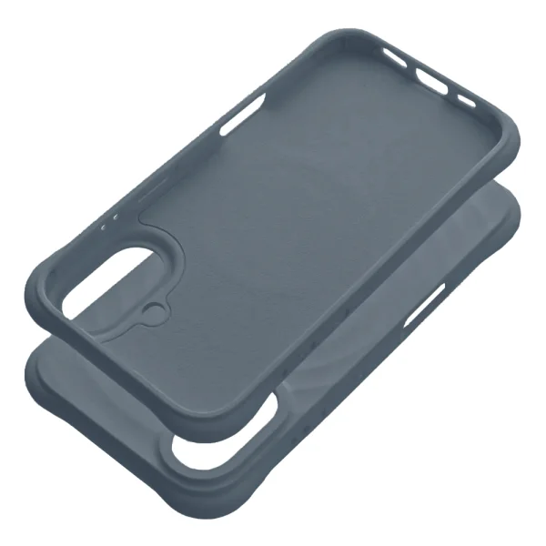 Silicone case Zephyr Mag Cover for iPhone 16, Gray-blue 2