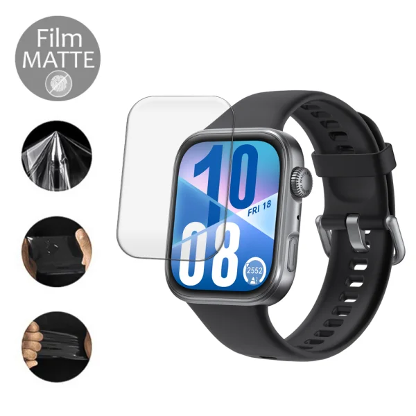 Matte Watch Hydrogel Protector for Huawei Watch Fit 4 1