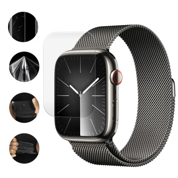 Hydrogel Protector for Apple Watch 9 Series 41mm, small 2mm 1