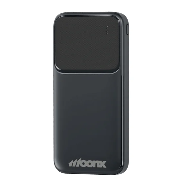 Универсална външна батерия Moonx MP01, 2A, 10W, 2xUSB, 10000mAh, черна 1
