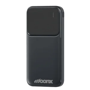 Универсална външна батерия Moonx MP01, 2A, 10W, 2xUSB, 10000mAh, черна