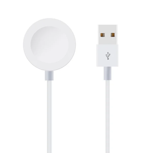 Безжично зарядно Obal-Me за Apple Watch USB-A, бял 1