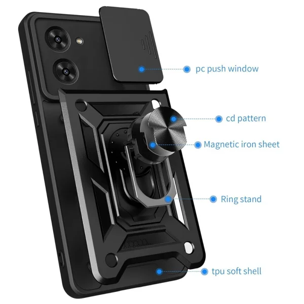 Калъф Techsuit CamShield за Xiaomi Redmi A5 4G, черен 4