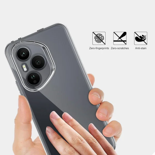 Techsuit Silicone case for Huawei Honor 400 Pro, transparent 2