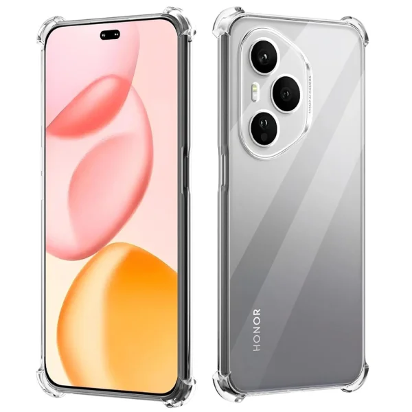 Silicone Case Techsuit Shockproof for Huawei Honor 400 Pro, transparent 2