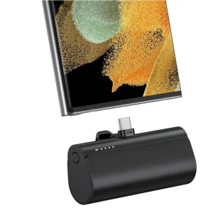 Външна батерия Blue Star W0556, 5000 mAh,USB-C, 2,1A, черен 3