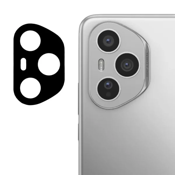 3D Glass Camera Protector for Honor 400 Pro, black 1