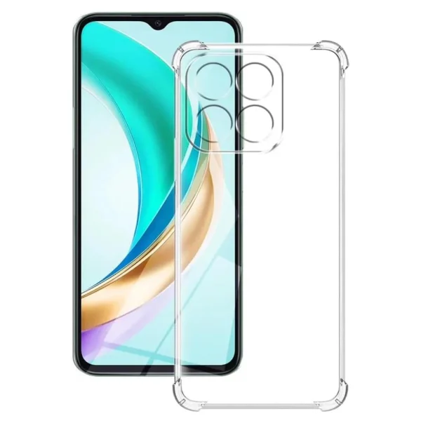 Силиконов калъф Techsuit Shockproof за Huawei Honor X6b, прозрачен 2