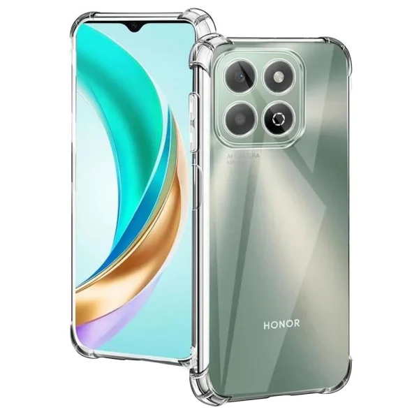 Силиконов калъф Techsuit Shockproof за Huawei Honor X6b, прозрачен 1