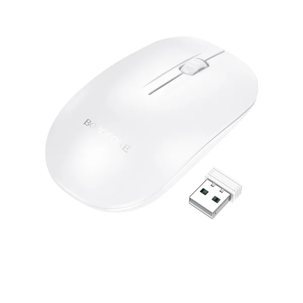 Wireless mouse Borofone BG14, white 1