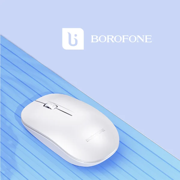 Wireless mouse Borofone BG14, white 3