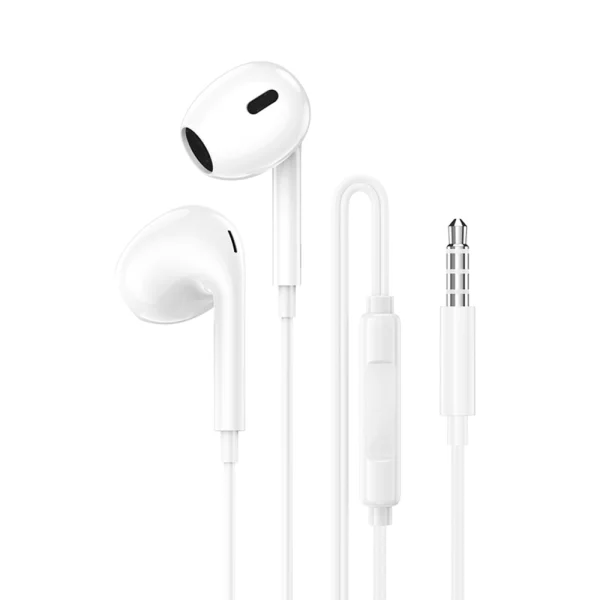 Слушалки с микрофон Borofone BM100 Max Fuente, 3.5 мм жак, бял 1