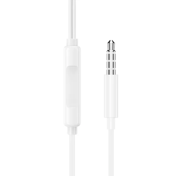 Слушалки с микрофон Borofone BM100 Max Fuente, 3.5 мм жак, бял 3