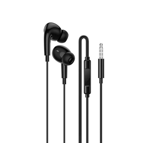 In-ear headphones with microphone Borofone BM100 Pro Fuente, 3.5 mm audio jack, black 1