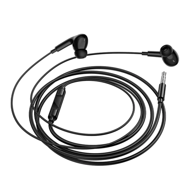 In-ear headphones with microphone Borofone BM100 Pro Fuente, 3.5 mm audio jack, black 3