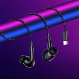 Слушалки с микрофон Borofone BM100 Pro Fuente, USB-C, черен 4