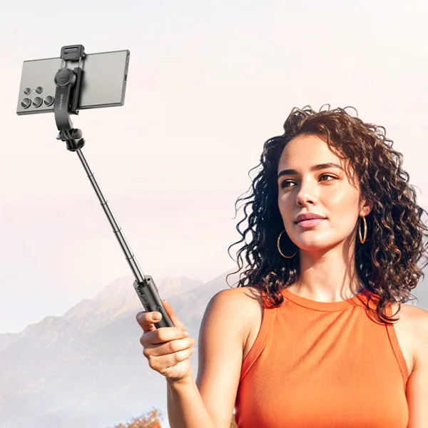 Селфи Стик с трипод Borofone BY13 Nube Bluetooth, remote control, черен 5