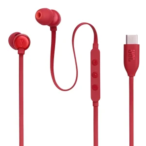 Слушалки Jbl Tune 310C, USB-C, червени