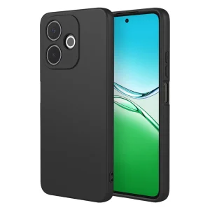Силиконов калъф Matte за Oppo A5 Pro 5G, черен