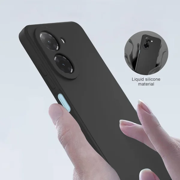 Силиконов калъф Matte за Xiaomi Redmi A5, черен 2