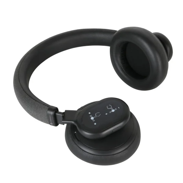Безжични слушалки Forcell F-Audio Touch Beat ANC, черни 3