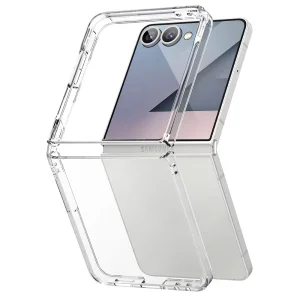 Силиконов калъф Techsuit Clear Silicone за Samsung Galaxy Z Flip 7, прозрачен