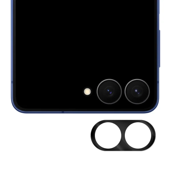 Стъклен протектор Techsuit за камерата на Samsung Galaxy Z Flip 7, черен 1