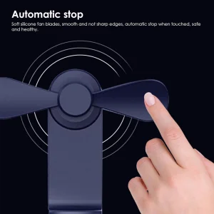 Portable Foldable Fan Techsuit HZ001, 2000mAh, Dark Blue 5