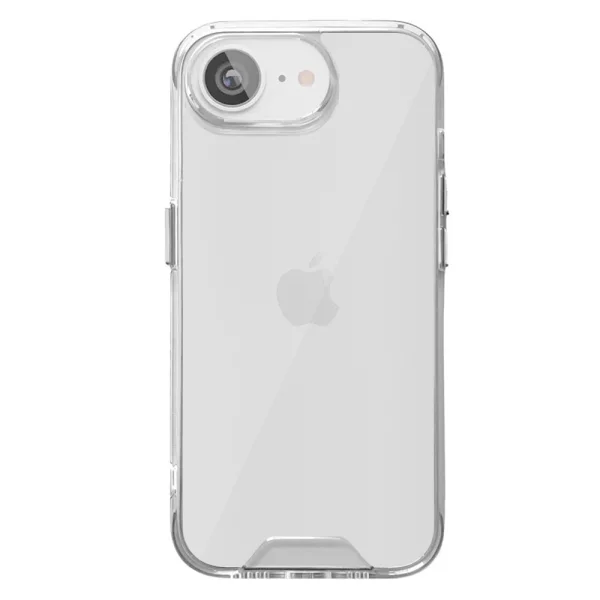 Space case for iPhone 16e/17e, transparent 1