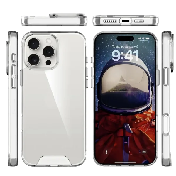 Space case for iPhone 16 Pro Max, transparent 3