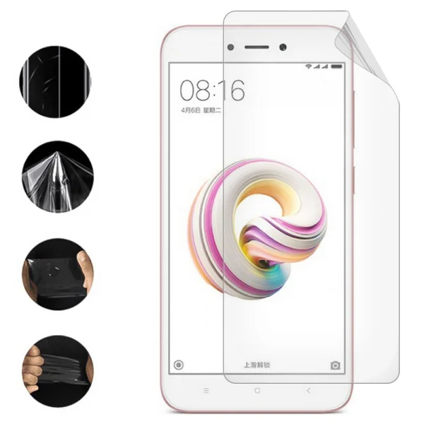 Hydrogel protector for Xiaomi Redmi 5a, front full 1