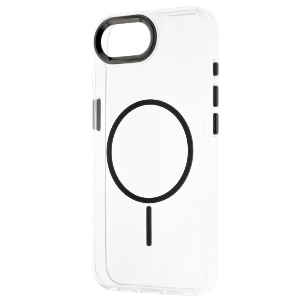 Калъф Resistant Creative MagSF за iPhone 16e/17e, прозрачен - черен 3
