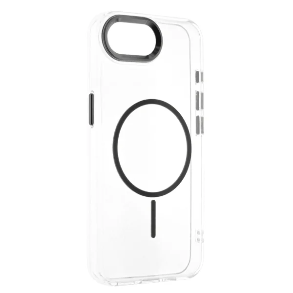 Калъф Resistant Creative MagSF за iPhone 16e/17e, прозрачен - черен 2