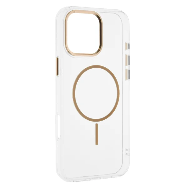 Калъф Resistant Creative MagSF за iPhone 16, златист - черен 3