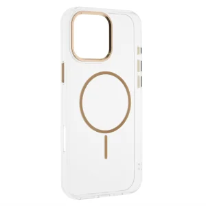 Калъф Resistant Creative MagSF за iPhone 16, златист - черен 3