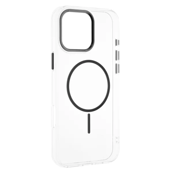 Case Resistant Creative MagSF for iPhone 16 Plus, transparent - black 3