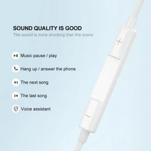 Слушалки Apple Lightning Connector EarPods, бели 4