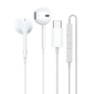 Слушалки Apple EarPods USB-C, бели