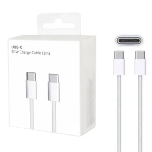 Кабел Apple 60W, USB-C, Charge Cable, 1m, Бял 5
