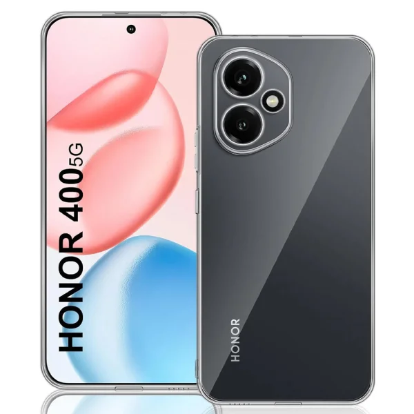 Silicone Case for Honor 400 5G, 2 mm, transparent 1