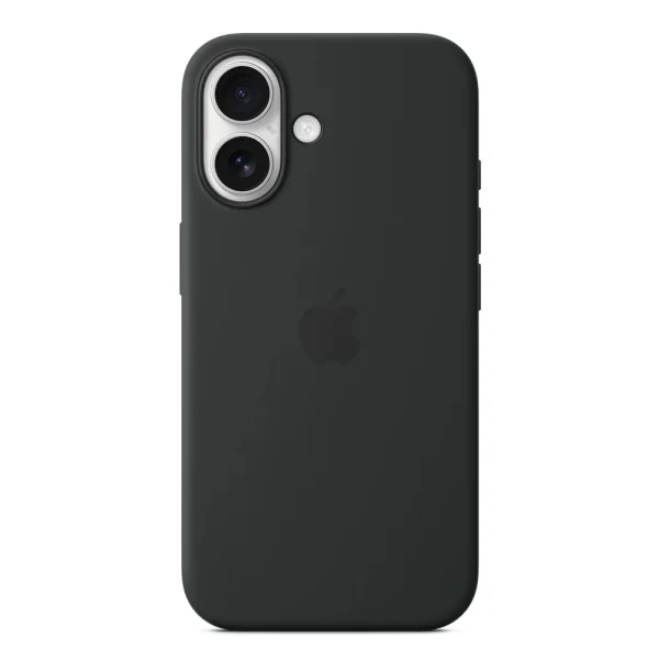 Apple Silicone MagSafe Case for iPhone 16, black 1