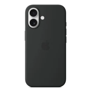 Калъф Apple Silicone MagSafe за iPhone 16, черен