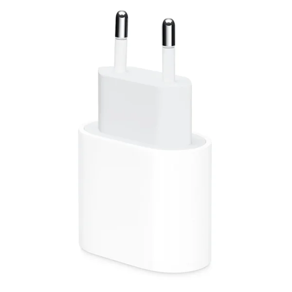 Зарядно iPhone USB-C 20W Power Adapter, EU Blister, бял 2