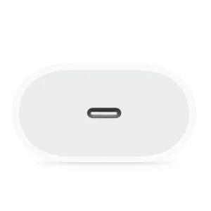 Зарядно iPhone USB-C 20W Power Adapter, EU Blister, бял 3