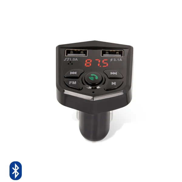 FM Трансмитер Bluetooth MXFT-02 , Черен 1