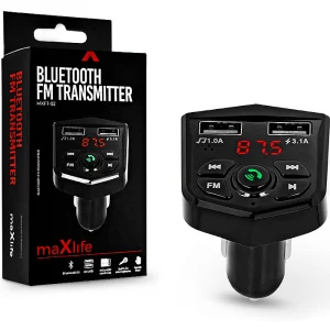 FM Трансмитер Bluetooth MXFT-02 , Черен 4