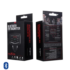 FM Трансмитер Bluetooth MXFT-02 , Черен 3
