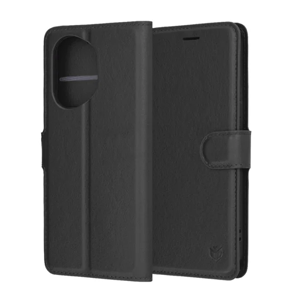Калъф тефтер Techsuit Leather Folio за Honor 400, черен 5