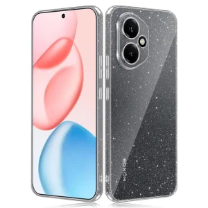 Силиконов калъф Techsuit SparkleSkin за Huawei Honor 400, Прозрачен