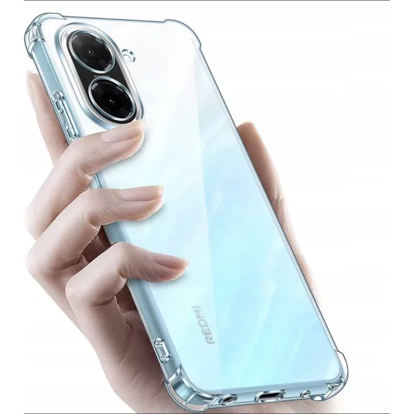 Techsuit Shockproof Silicone Case for Xiaomi Redmi A5 4G, Transparent 2